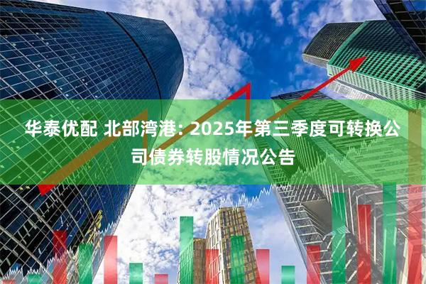 华泰优配 北部湾港: 2025年第三季度可转换公司债券转股情况公告